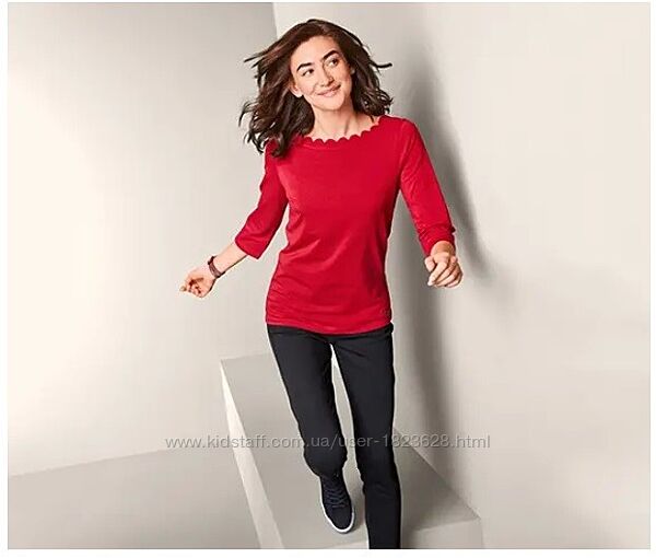 Красивая блузка-реглан с рукавами 3/4. Германия. Размер 36/38 евро