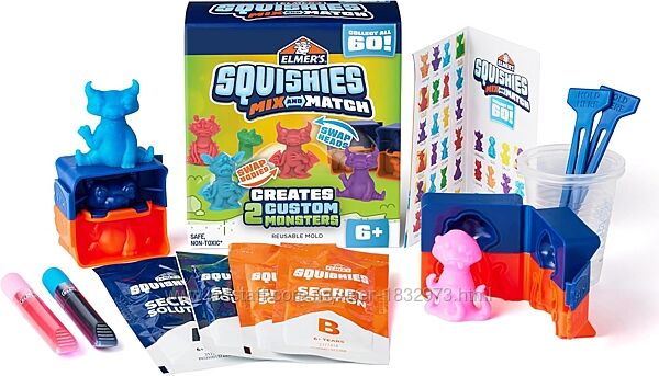 Ігровий набір Elmer´s створи свій власний Mystery Squishies сквіш