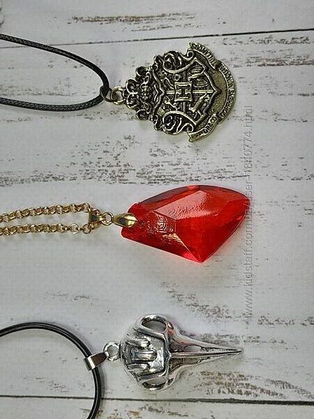 Кулон Гарри Поттер философский камень Беллатриса Хогвартс сова с конвертом