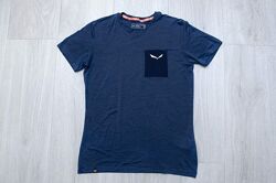 Футболка Salewa Pure Logo Pocket Alpine Merino. Розмір M