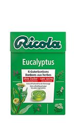 Леденцы Ricola Eucalyptus ЭВКАЛИПТ Швейцария без сахара