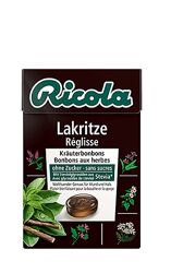 Леденцы Ricola Lakritze. лакрица Швейцария без сахара