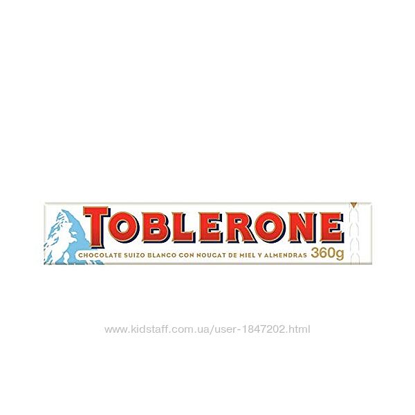 Белый шоколад Toblerone 360гр.