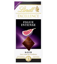Шоколад Lindt EXCELLENCE Figue intense, инжир, 100g, Оригинал