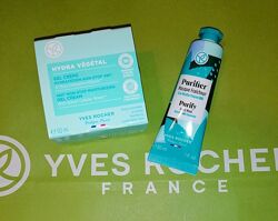 Набор Гель-крем Hydra Vegetal и Маска для очищения кожи Ив Роше Yves Rocher