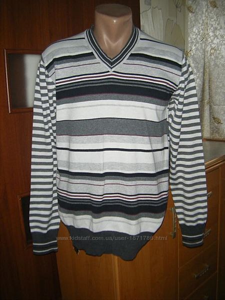 Полувер трикотажный SILVER CREEK в полоску, размер М