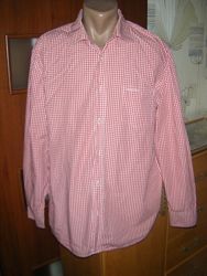 Комфортная хлопковая рубашка с длинным рукавом, размер XXL