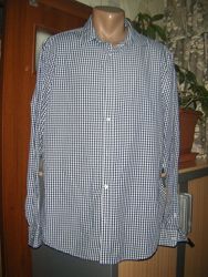 Брендовая рубашка в клетку с длинным рукавом, размер XL