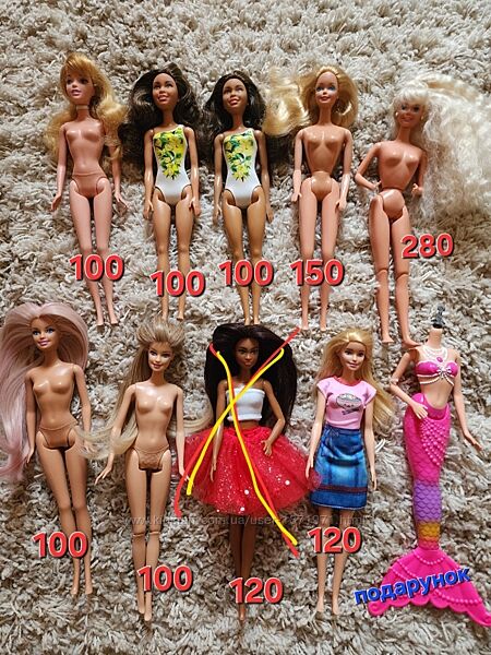 Лот ляльок барбі.