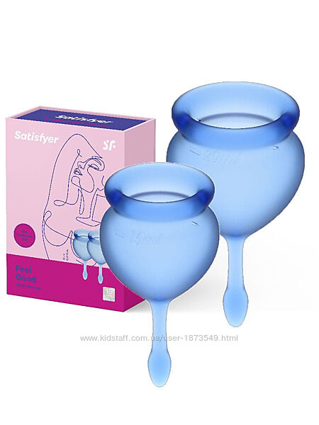 Набор менструальных чаш 2шт. размер S Satisfyer Feel Good, Германия