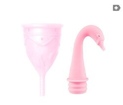 Менструальная чаша с переносным душем Femintimate Eve Cup, размер S