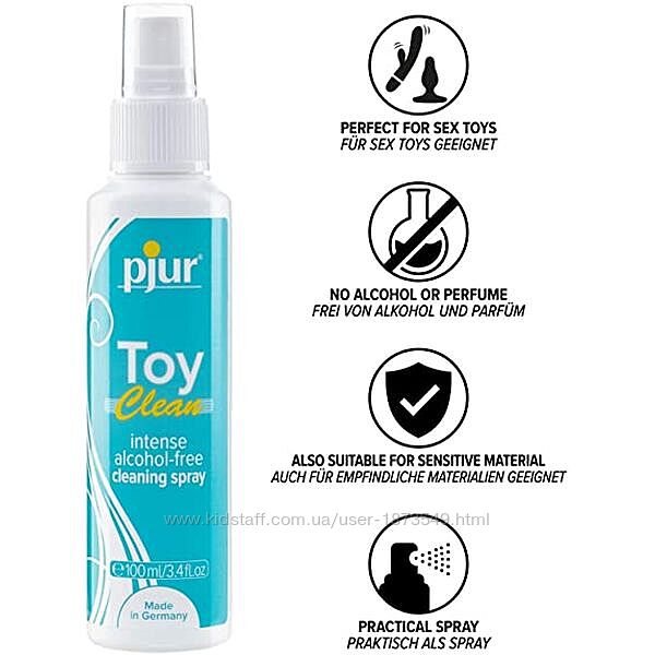 Антибактериальный спрей для секс-игрушек pjur Toy Clean без спирта