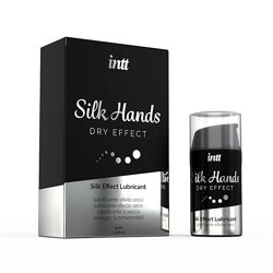 Ульта-густая силиконовая смазка Intt Silk Hands 15мл, не липкая, ароматная