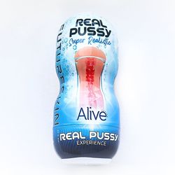 Недорогой мастурбатор-вагина Alive Super Realistic Vagina, реальстичный