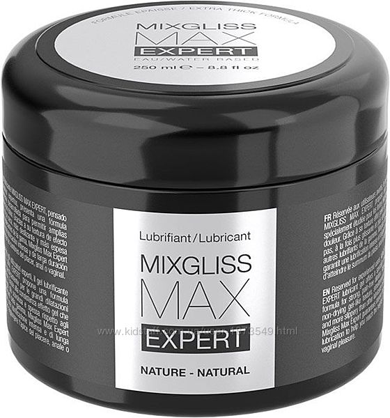 Универсальна смазка для фистинга анального секса MixGliss MAX Expert Nature