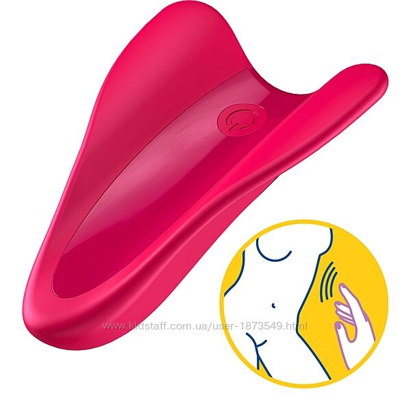 Вибратор на палец Satisfyer High Fly 12 режимов, для ласк везде