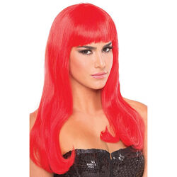 Парик длинный Be Wicked Wigs - Pop Diva Wig - Red, поп дива, качество США
