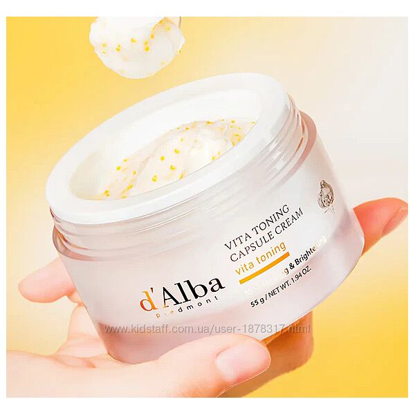 Омолоджуючий капсульний крем з білим трюфелем d´Alba Vita Toning Capsule Cr