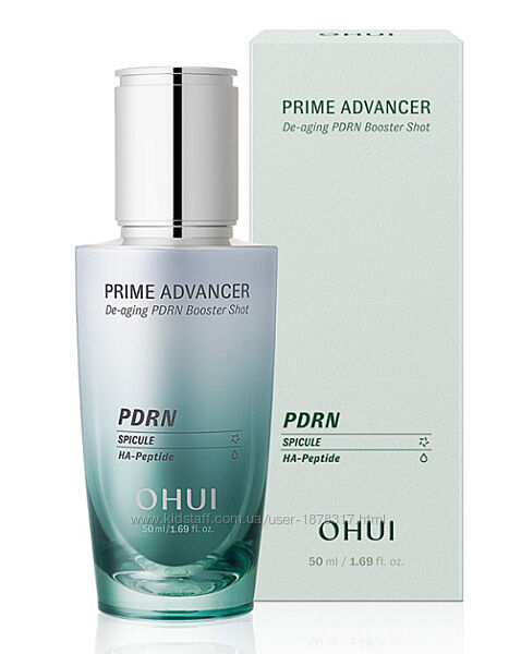 Сироватка зі спікулами та PDRN OHUI Prime Advancer De-aging PDRN Booster Sh