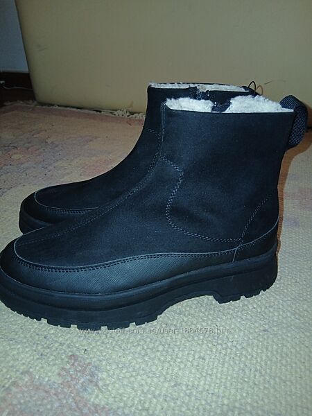 Ботінки жіночі нові екозамша Linear Швеція розмір 41-26см