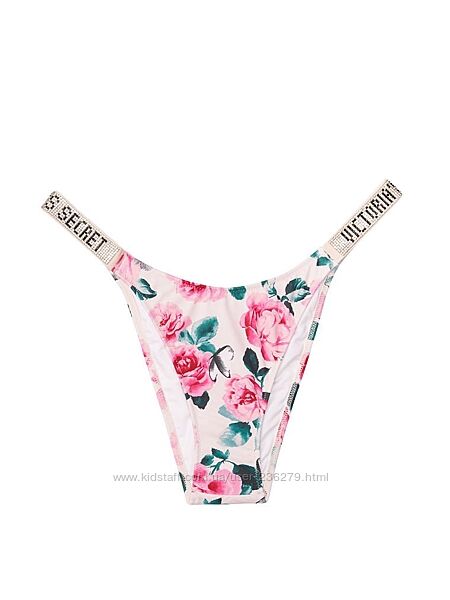Невероятно красивые со сверкающими стразами плавочки Victoria Secret