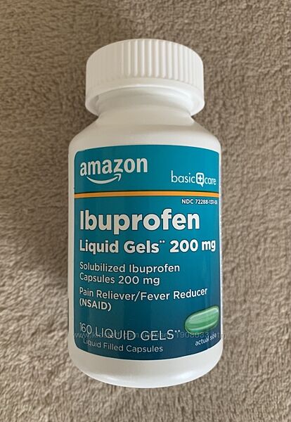 Amazon Basic Care 200 мг, 160 капсул. 