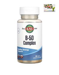 В комплекс, KAL, B-50 Complex , Комплекс витаминов группы B , 50 таблеток