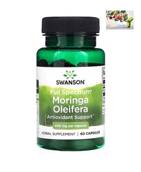 Моринга, Swanson, Моринга масличная , Moringa Oleifera, полного спектра