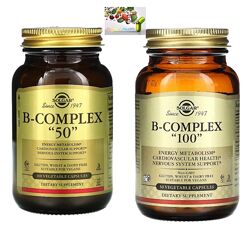 Комплекс витаминов группы B , Solgar, комплекс витаминов группы B 50/100