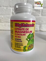 Natural Factors, Магний для детей. Цитрат магния для детей, 60 шт