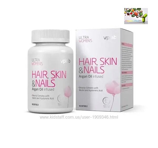 Витамины для волос, Витамины и минералы,  VPLab , Ultra Women&acutes Hair, Skin 