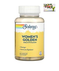Женские мультивитамины , Solaray, Women&acutes Golden , 90 капсул