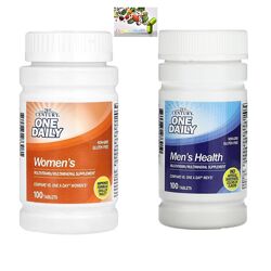 21st Century, One Daily , Мультивитамины для женщин/мужчин  , 100 шт
