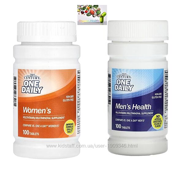 21st Century, One Daily , Мультивитамины для женщин, Женские витамины , 100