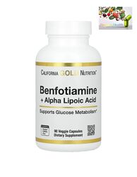 Витамин В1, California Gold Nutrition, бенфотиамин, альфа-липоевая кислота