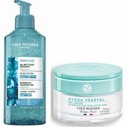 Набор Гель для умывания и Гель-крем Hydra Vegetal Ив Роше Yves Rocher Ів