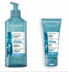 Набор Pure Algue Гель для умывания 390мл Скраб Ив Роше Yves Rocher Ів Роше