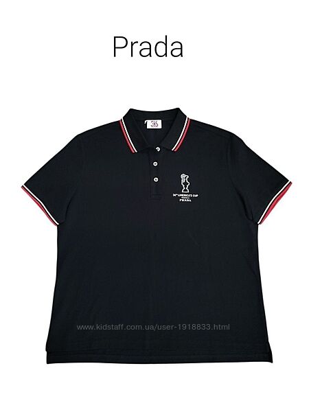 Футболка поло Prada x 36th Americas Cup Polo Оригинал