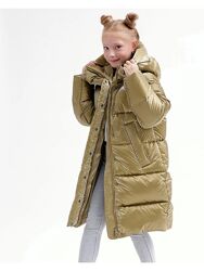 Зимовий дитячий пуховик для дівчаток