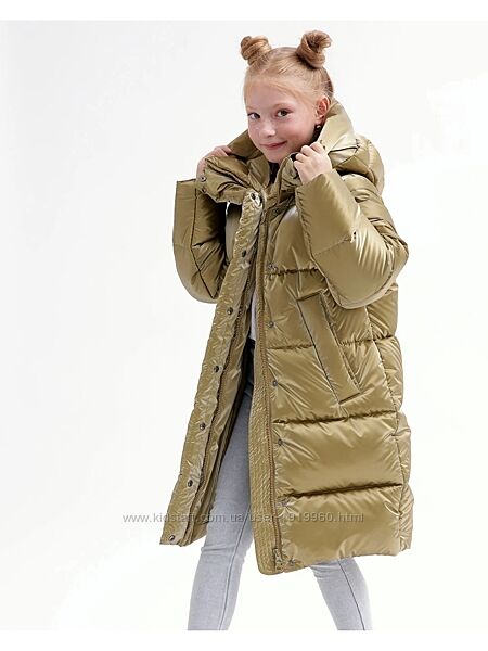 Зимовий дитячий пуховик для дівчаток