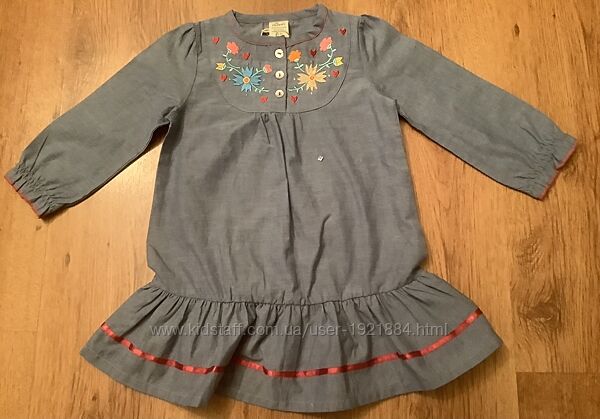 Платье производство ALANA, Германия, рост 92. Хлопок.