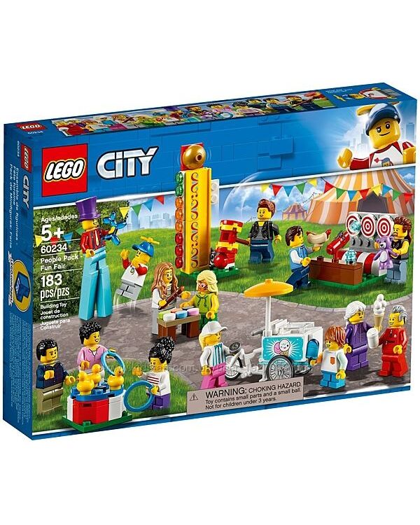 LEGO ЛЕГО City Комплект минифигурок Весёлая ярмарка 60234