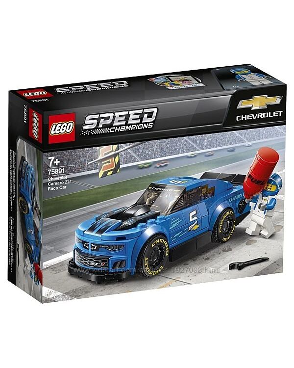 LEGO ЛЕГО Speed Champions Гоночный автомобиль Chevrolet Camaro ZL1 75891