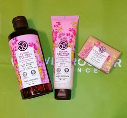 Набор Луговые Цветы Гель для душа 400мл Скраб Мыло Yves Rocher Ив Роше 