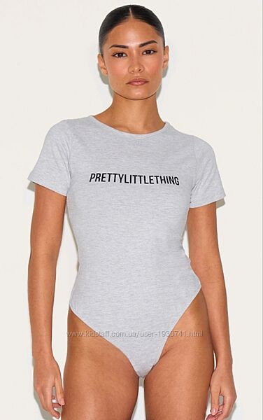 Трикотажне боді з коротким рукавом Prettylittlething plt s, m, 36, 38, 