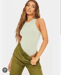 Трикотажне боді майка Prettylittlething plt uk 10, m, 38, 46