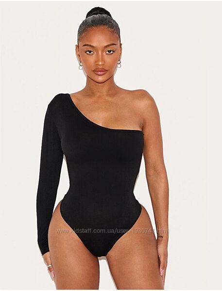 Трикотажне боді з одним рукавом Prettylittlething plt uk 10, s, my, 36, 38