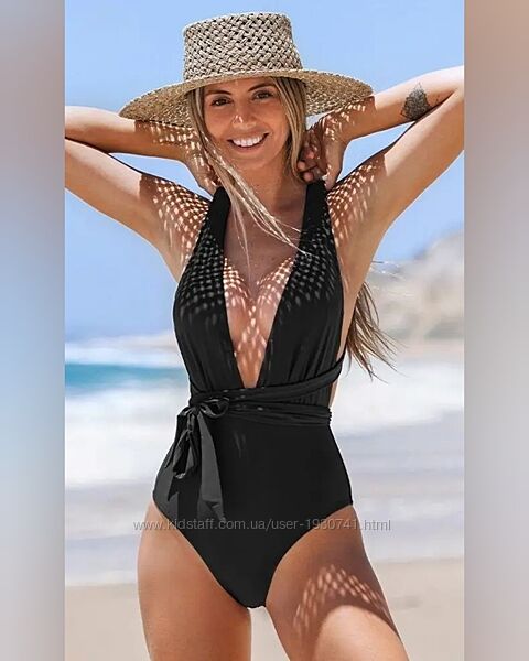 Суцільний закритий цільний сдельный слитный купальник cupshe m, 38, 46
