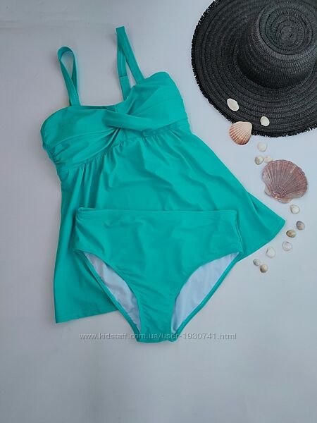 Роздільний купальник танкіні з довгою широкою майкою м, l, 46, 48, 38, 40