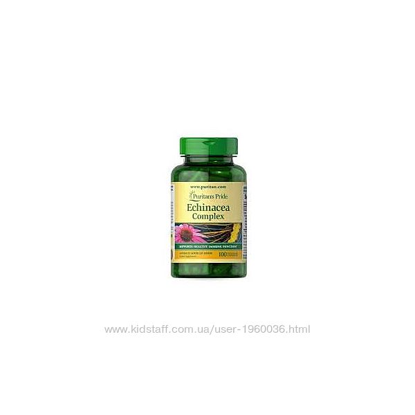 Эхинацея . Puritan&acutes Pride Echinacea 450 mg 100 капсул